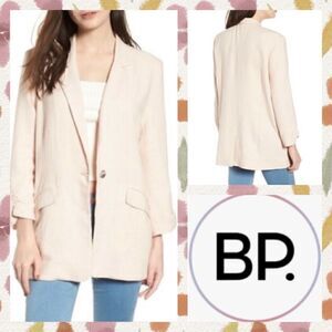NWT BP. Cinch Sleeve Blazer Women's Size Large